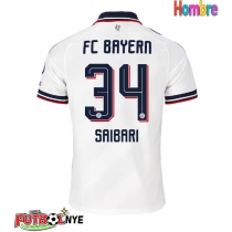 Camiseta Bayern Munich Ismael Saibari #34 Visitante Equipación 2026-27 manga corta